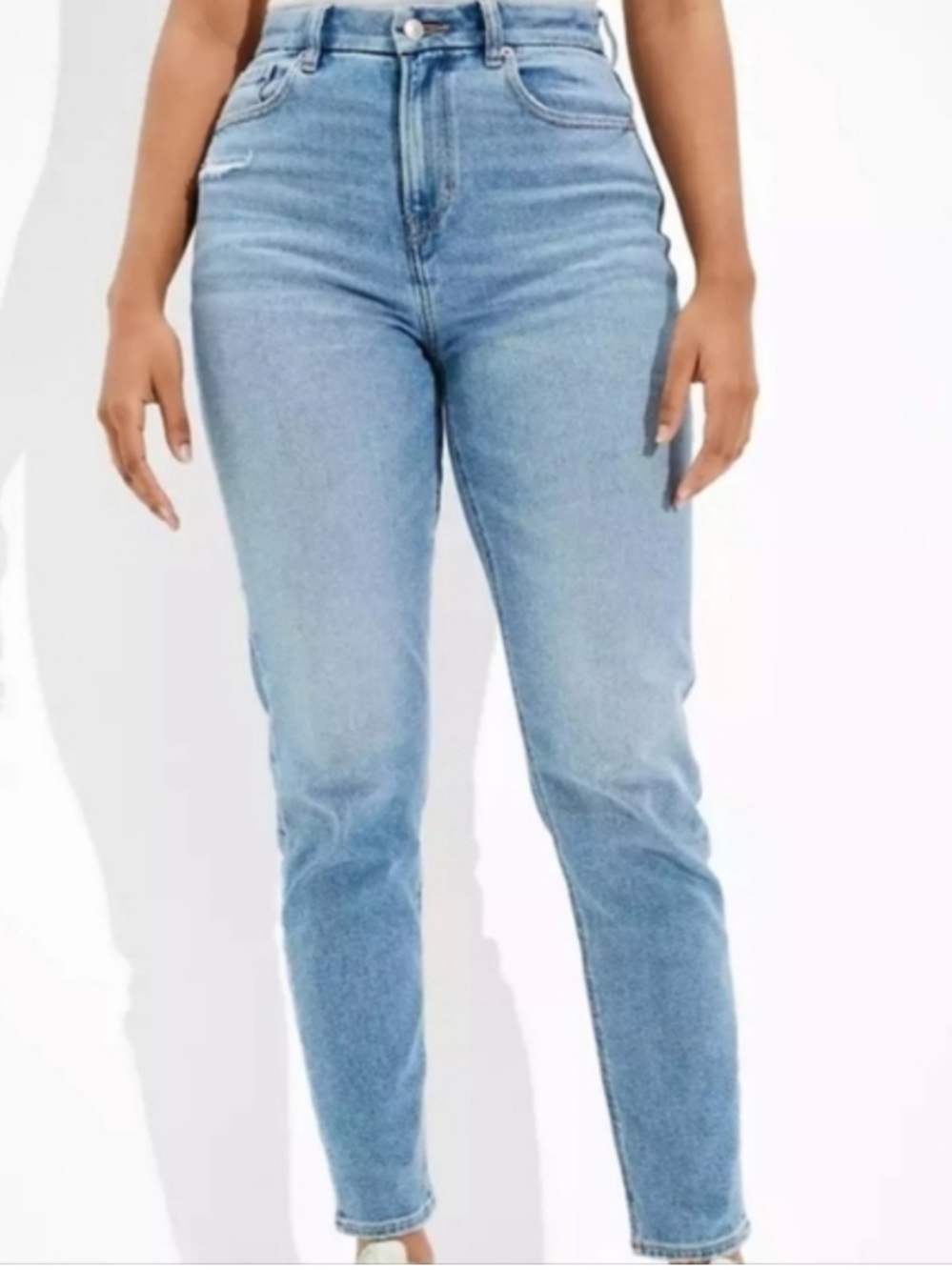 American Eagle AEO Mom Jeans Stretch High Waisted Rise Tapered Plus size 18